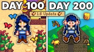 I Played 200 Days of Stardew Valley 1.6