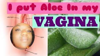 I PUT ALOE IN MY VAGINA | ASMR