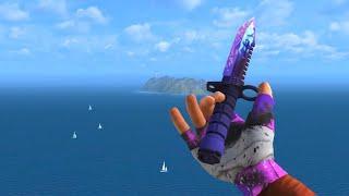 Gloves "Raider" + M9 Bayonet "Digital Burst" & Kunai "Prism" / сет, крутое сочетание