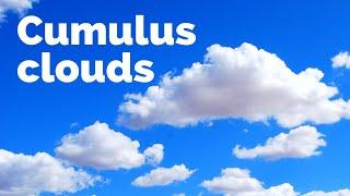 How do cumulus clouds form?