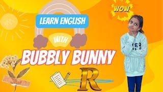 Radiant Rendezvous: Exploring Letter R | Learn English with Bubbly Bunny #kids #kidsvideo #shorts