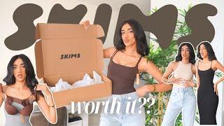 SKIMS TRY-ON HAUL & REVIEW | is it really worth it??