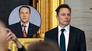 Zamilcza Mały Człowieku! Musk Zgasił Sikorskiego a Szef MSZ Polski Zamilkł!