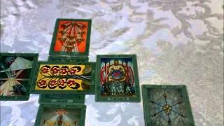 Thoth Deck Celtic Cross Tarot layout