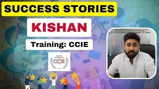 Mr. Kishan shares the credit with I-Medita on clearing Cisco CCIE Exam - Review