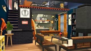 TATTOO ARTIST Loft Apartment (Sims 4 Businesses & Hobbies)  Sims 4 Build Stop Motion (NO CC)