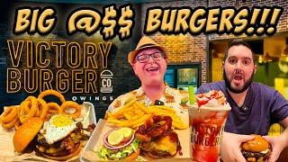 Does VICTORY BURGER Serve up a WINNING Meal? | Circa Las Vegas | Fremont Street Experience