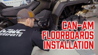 RJWC Floorboards for Can-Am Installation instructions