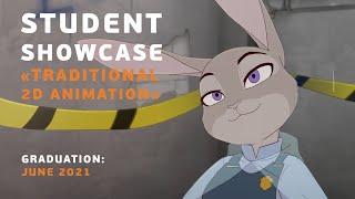 Students showcase. Traditional 2D animation. Graduation: June 2021