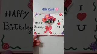 Cute Gift Card for Happy Birthday #diy  #giftidea  #handmade