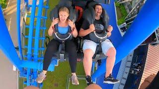 Riding Diabolik At Movieland Park - Rider Cam POV