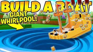 This Glitch RUINED THE WATER WITH A WHIRLPOOL! Roblox Build a Boat