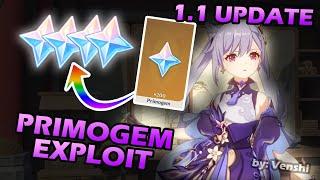 Genshin impact Primogem Exploit Glitch || WORKING 1.1 UPDATE (INFINIT COMMISSION QUESTS!) Use now