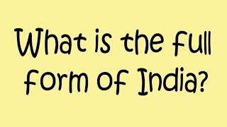 What is the full form of INDIA, WIFI, LED, MBBS, TFT, LTE, GPRS, ATM|| Vedant Maths