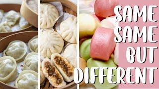 Difference between BUN, BAO, DUMPLING, and WONTON