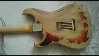 Stevie Ray Vaughan  #1  Stratocaster.   DIY  Relic project Flukz