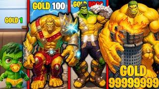 Franklin upgrade the STRONGEST HULK GOLD GOD TITAN ever in gta v