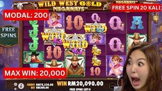 WILD WEST GOLD MEGAWAYS | MAX WIN RM 20,000