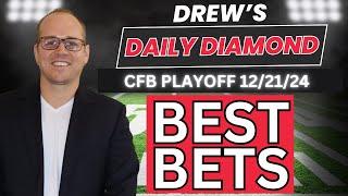 CFB Playoff Picks Today | Clemson vs Texas | Tennessee vs Ohio State | Drew's Daily Diamond 12/21/24