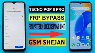 Tecno pop 6 pro BE8 FRP Unlock-CM2 not Working/ Umt DONE