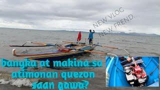 boat made in plywood sa ATIMONAN QUEZON magkano ba at ano gamit na makina? new vlog new frend...