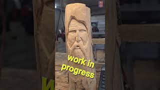 #dremelwoodcarving #woodspirit #hobbyart #woodart #beginnerart #woodcarving