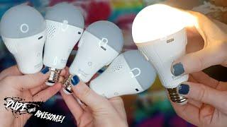 A19 Rechargeable Light Bulbs w/ Remote - Unboxing & Review