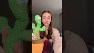 Talking cactus toy #grwm #scary ##makeup #tiktok #skincare #fyp #viralvideo #toy ￼