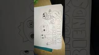 dibujo de los rainbow friends capitulo 2 parte 1