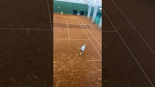 The power of the slice forehand + the drop shot + the laugh (Arthur Macquart 0 vs 1/6) #tennis