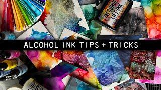 Tim Holtz Alcohol Ink Tips + Tricks