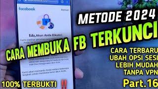 Metode 2024‼️ cara membuka akun FB yang terkunci sesi baru 2024 - ubah opsi FB terkunci