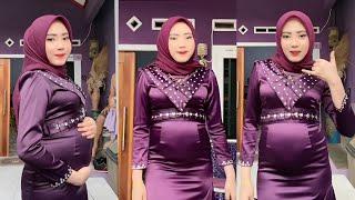 jilbab bumil satin licin tobrut full HD || ID tiktok