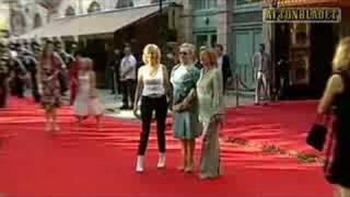 Mamma Mia The movie Premiere Agnetha Meryl and Frida