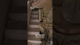Footage of “Israeli” forces in southern Gaza