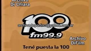 Publicidad de Radio La 100 FM 99.9 - DiFilm (2002)