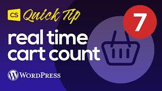 Real Time Cart Count in WordPress with WooCommerce