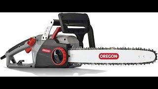 REVIEW Oregon CS1500 18-inch 15 Amp Self-Sharpening Corded Electric Chainsaw, Self-Sharpening System