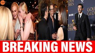 Heartfelt Moments Nicole Kidman Comforts Elle Fanning at the 2025 Golden Globes!