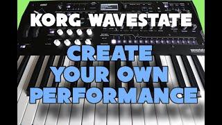 Korg Wavestate Create Your Own Performance - step 1 Naming