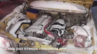 Swap m104 on w123 Свап 104й мотор в 123й кузов