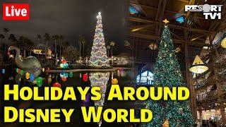 Live: Holidays around Disney World - Park & Resort Hopping - Disney World Live Stream