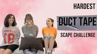 Tied up Duct Tape Scape Challenge + School Punishment