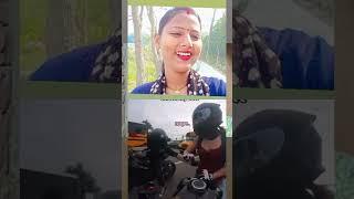 Bye bike se ladka ladki ka competition hoga kya#duet #trending #bike girl#bike boy#competition#viral