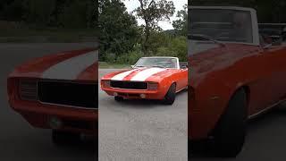 1969 Chevrolet Camaro RS 427 Convertible Leaving Steve Holcomb Pro Auto Custom Interiors