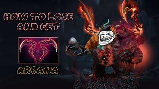 How to Lose and Get Free Arcana in under 2 Minutes : Dota 2