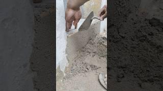 Cementplaster  #shorts #shortsfeed #construction #cementplaster #plaster #skills #wallplaster