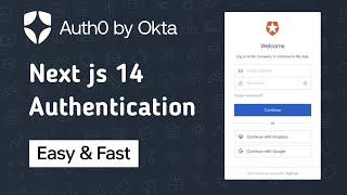 Next js 14 Authentication | oAuth authentication With auth0 | Next.js authentication tutorial