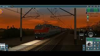 trainz simulator 12 Android на ЧС8-060 Со Станции Белгород до Курск