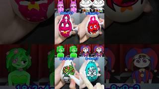 I turned the draw of Sprunki Sky horror x Pomni into a clay sculpture from fire #sprunki